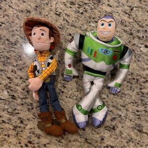 Toy Story Woody and Buzz Lightyear Plush Set